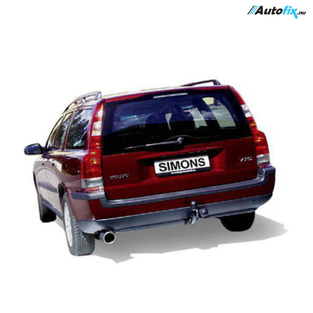 Sportsudstødning Simons Volvo V70N Turbo 2WD 2 0T 2 4T 2 5T T5 2 4D