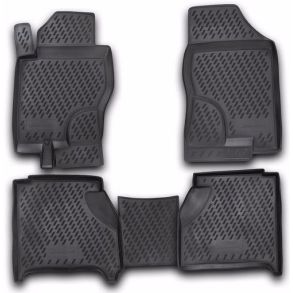 Gummimtte st med kant - NISSAN Navara AT 2005-> 4 stk.