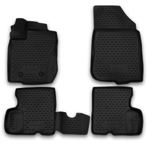 Gummimtte st med kant - DACIA Duster 05/2015-> (Til modeller uden hndtag til brndstofdksel)