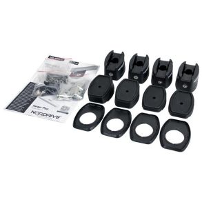 Monterings kit til 1 tagbjle - N30310 Nordrive - 2 fdder for tagrende (16-21 cm.) til div. biler