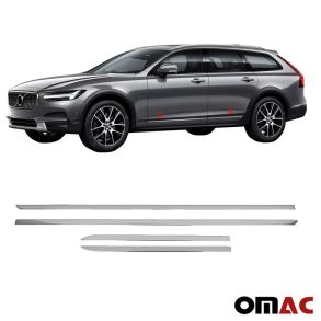 Sidelister -  Ford / Hyundai / Kia / Mercedes / Seat / Toyota / Volvo - 4 stk. Rustfri stl krom