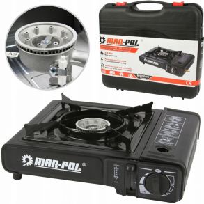 Mobilt Gasblus Med Temperaturkontrol - Piezoelektrisk tnder - 255x345x82 mm