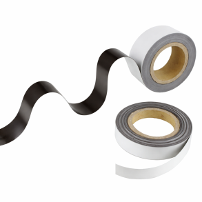 Magnetb�nd hvid - 0,6 mm - S�lges i l�bende meter