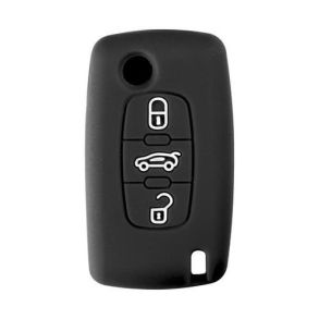 N�glehusbeskytter - Silikone Sort - Citroen, Fiat, Lancia & Peugeot