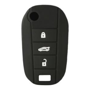 N�glehusbeskytter - Silikone Sort - Peugeot