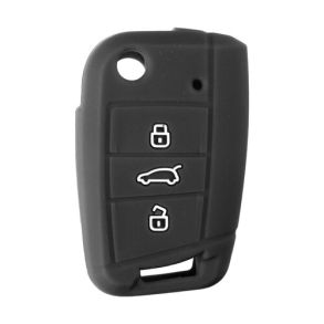 Nglehusbeskytter - Silikone Sort - VW / Skoda / Seat