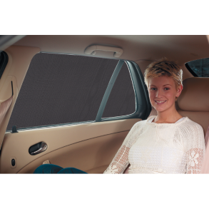 Solfilm Selvhftende - Aftagelig Sort - Str. 60x50 cm