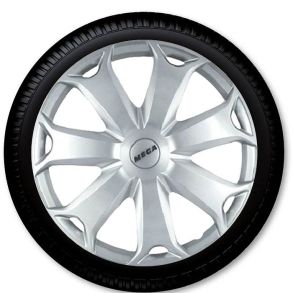 Hjulkapsler 4 Stk. - MEGA - Slvlakeret - Str. 13