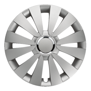 Hjulkapsler 4 Stk. - LUX SKY - Gunmetal / Krom - Str. 16