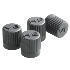 Ventilhtter Med ID - Sort 4 Stk - Universal