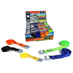 Bagageremme Sortiment 23 Stk - Jumbo Med 5 Farver - Bredde 25 mm