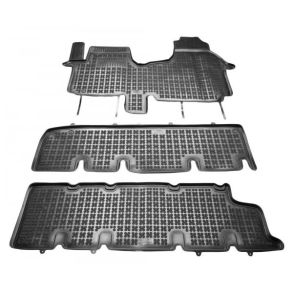 Rubber mat set with edge - Fiat Talento 2016-2020/Opel Vivaro 2014-2019/Renault Trafic III 2014-2021
