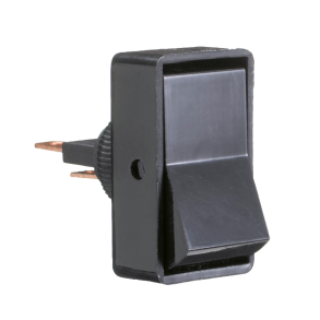 Kontakt Firkantet - ON/OFF Sort - 16 Amp