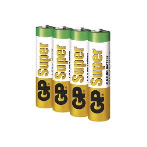 Alkaline batterier AA - GP Super - 4 stk. 