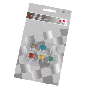 Sikringssortiment - MiniSikringer - 6 Stk.