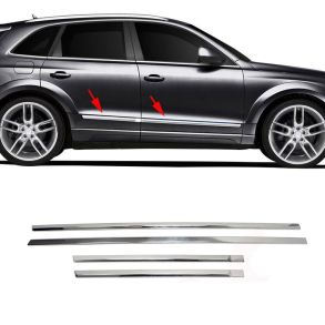 Sidelister - Audi Q3 RG. 2011-2016 - 4 stk. Rustfri stl krom