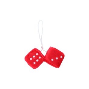 Terninger rd - 5x5 cm