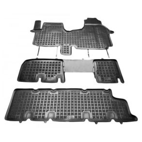 Rubber mat set with edge - Fiat Talento 2016-2020/Opel Vivaro 2014-2019/Renault Trafic III 2014-2021