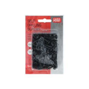 Selvskrende skruer Sort 25 mm - Antal 100 stk