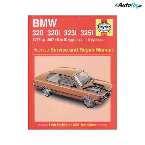 Haynes BMW 320, 320i, 323i, 325i, (77>87)