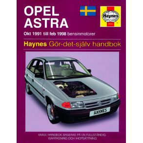 Reparationsbog Haynes - Opel Astra (1991 - 1998) (SVENSK UDGAVE)