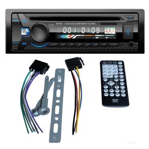 Autoradio 1DIN med bluetooth - CarvillZ 3276 multicolor - Aftagelig frontpanel & CD-afspiller