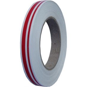 Stafferingstape - Dobbelt 3+1 mm - Rd 10 meter