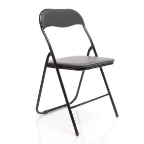 Klapstol - Polstret PU-lder - Belastning maks 200 kg