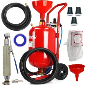Sandblser mobil - 19 liter kapacitet - Inkl. tilbehr