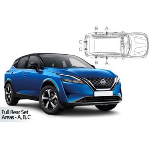 Solgardiner UV - Car Shades - Nissan Qashqai 5-Drs rg. 2021->