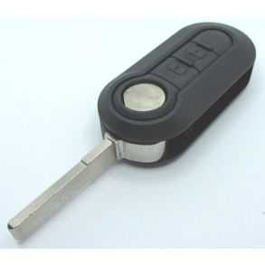 Nglehus - Fiat 2-knaps Fjernbetjeningshus - M/ Fold-ud funktion