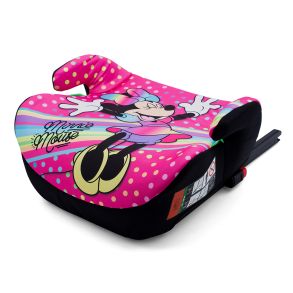Selepude med isofix E-godkendt - Minnie Mouse - Brnhjde 125-150 cm