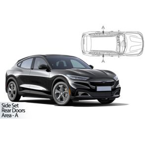 Solgardiner UV - Car Shades - Ford Mustang Mach-E 5-Drs rg. 2021-> (Kun til sideruder)