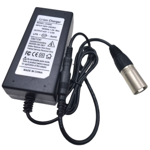 Oplader Til El-Scooter Universal - 42V/2A - Stik Med 4-Ben