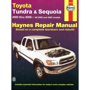 Reparationsbog Haynes - Toyota Tundra 2WD & 4WD (2000-2006) & Sequoia (2001-2007)