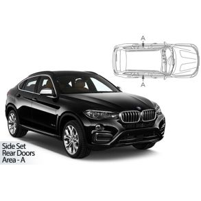 Solgardiner UV - Car Shades - BMW X6 (F16) 5-Drs rg. 2015-2019 (Kun til sideruder)