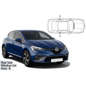Solgardiner UV - Car Shades - Renault Clio 5-Drs rg. 2019-> (Kun til sideruder)