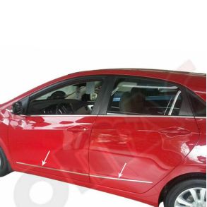 Sidelister - Hyundai i40 2011-2020 - 4 stk. Rustfri stl krom