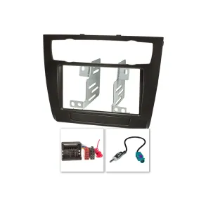 Radioramme 2DIN - BMW 1-Serie (E81/E82/E88) / BMW 1-Serie (E87) Facelift rg. 2007-2011 - Sort