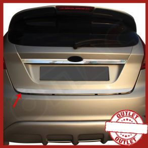 BAGKLAPS MAT KANTLISTE RUSTFRI - Ford Fiesta VI rg. 2009-> 