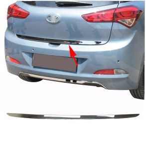 BAGKLAPS KANTLISTE RUSTFRI - Hyundai I20 Hatchback rg. 2015->