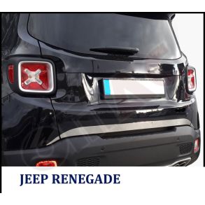 BAGKLAPS KANTLISTE RUSTFRI - JEEP RENEGADE rg. 2014->
