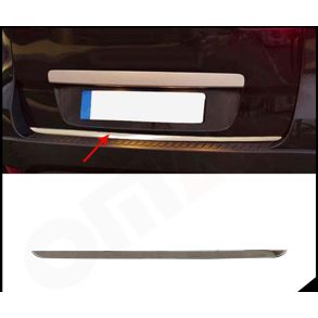 BAGKLAPS KANTLISTE RUSTFRI - RENAULT SCENIC II rg. 2003-> 2009