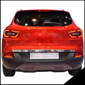 BAGKLAPS KANTLISTE RUSTFRI - RENAULT KADJAR rg. 2015 - 2024