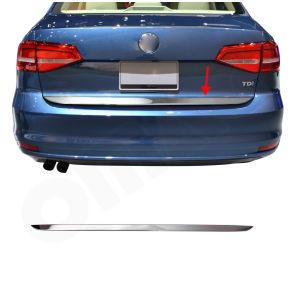 BAGKLAPS KANTLISTE RUSTFRI - VW Jetta VI Sedan rg. 2015->