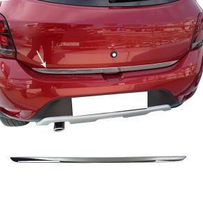 BAGKLAPS KANTLISTE RUSTFRI - Dacia Sandero II Hatchback rg. 2012->