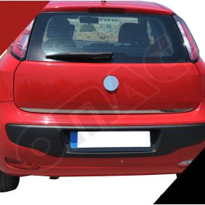 BAGKLAPS KANTLISTE RUSTFRI - Fiat Grande Punto rg. 2005-2009 HB & Punto Evo rg. 2009-2012 HB