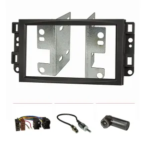Radioramme 2DIN Kit - Chevrolet Aveo T250 Epica V250 / Captiva rg. 2006-2013 - Sort