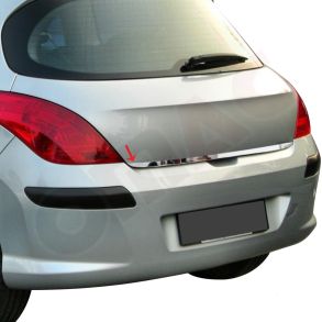 BAGKLAPS KANTLISTE RUSTFRI - Peugeot 308 Hatchback rg. 2007-> 2013