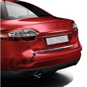 BAGKLAPS KANTLISTE RUSTFRI - Renault Fluence Sedan rg. 2012->